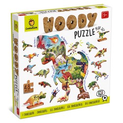 Woody Puzzle Dinosaurios Ludattica