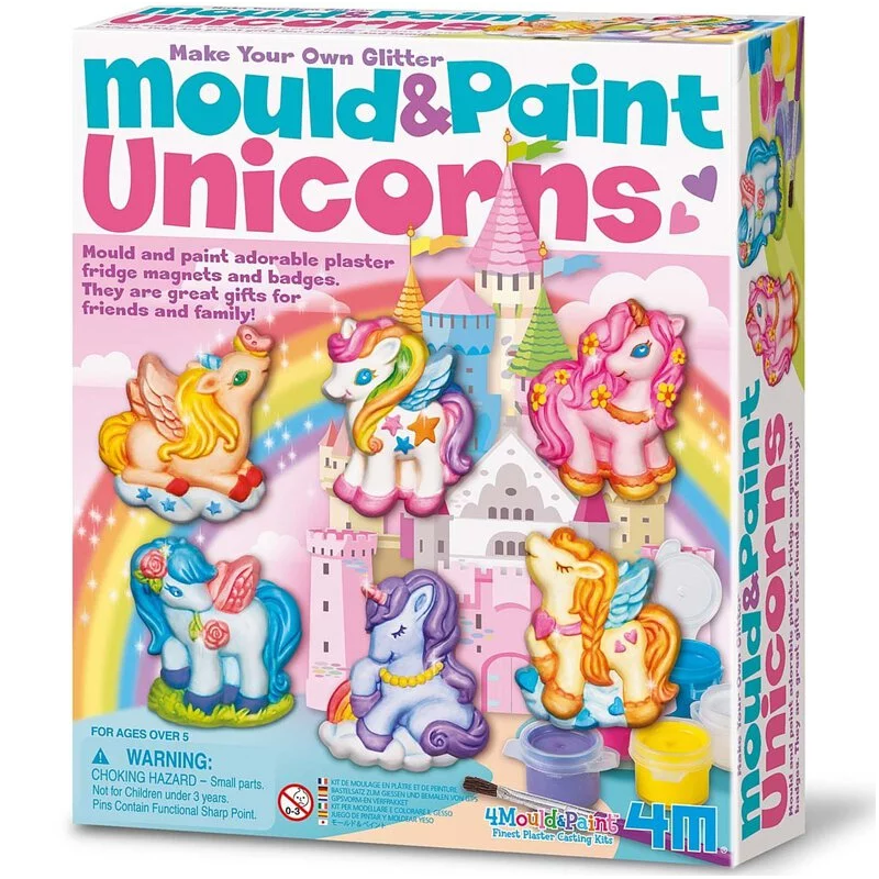 Moldea y pinta unicornios