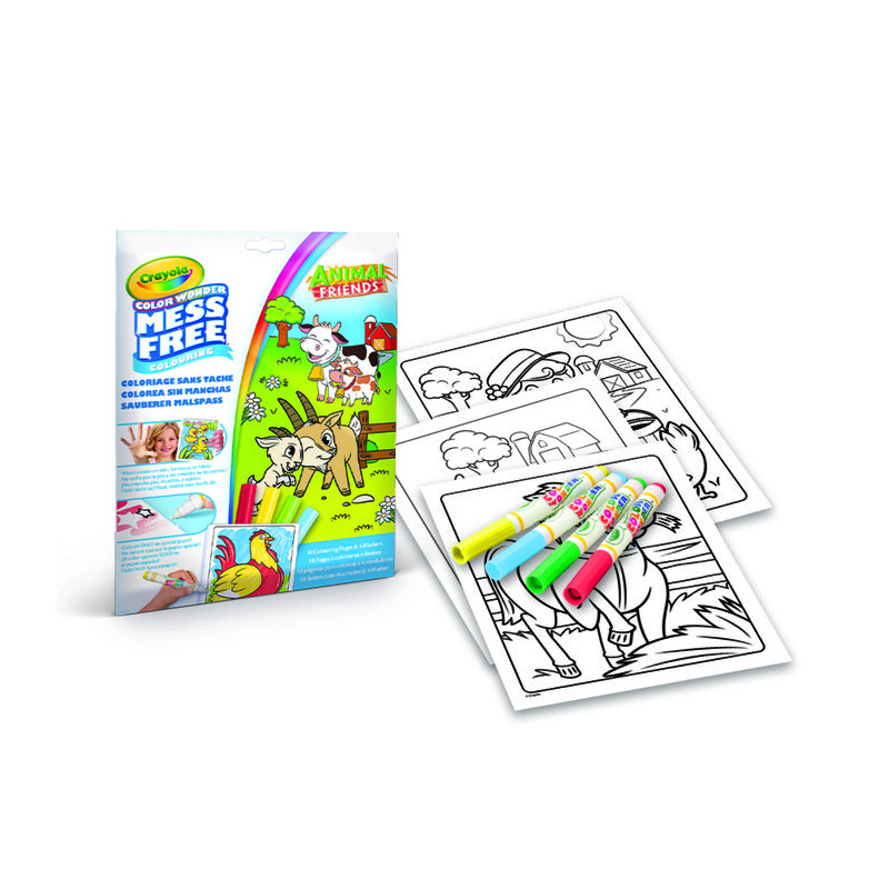 Colorea sin manchas: Animales