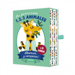 Juego de cartas 1,2,3 Animales