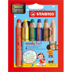 Woody Stabilo 6 colores