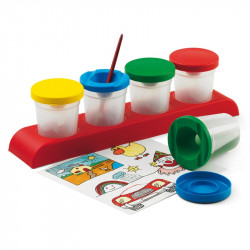 Vasos inderramables con tapa (4ud)