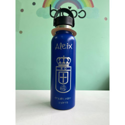 Botella Real Oviedo personalizada