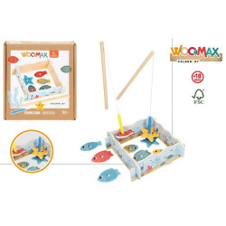 Pesca Zookabee: ¡El juego de pesca de madera más divertido para niños!