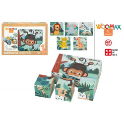 Puzzle cubos animales Color Baby