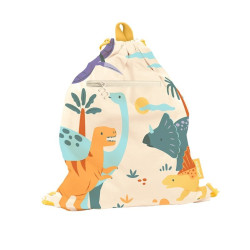 Mochila saco dinos impermeable Miniland