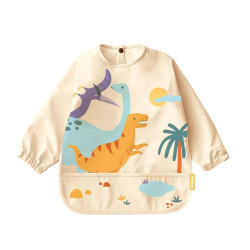 Babero mangas impermeable dinos Miniland