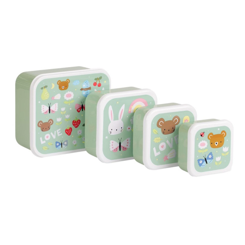 Set 4 cajas almuerzo joy A Little Lovely Company