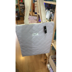 Bolsa de tela vichy personalizable
