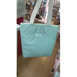 Bolsa de tela vichy personalizable