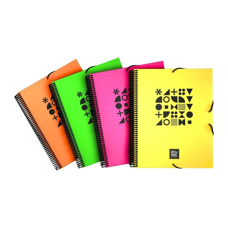 Carpeta fluor 40 fundas Carpeta fluor 40 fundas