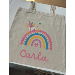 Tote bag infantil personalizable
