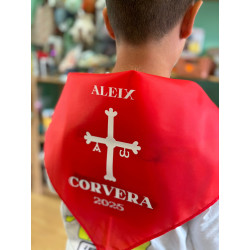Pañuelo rojo fiestas Corvera