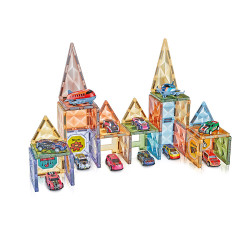 Juego Magnético Vehículos 72 pcs