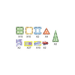 Juego Magnético Vehículos 72 pcs
