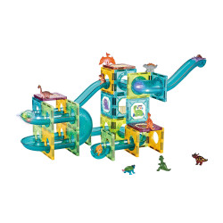 Juego Magnético Luminoso Dino 73 Pcs