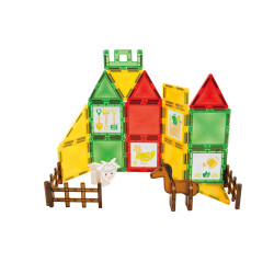 Juego Magnético La Granja 46 pcs c/ 6 Marcadores