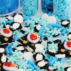 Botella sensorial "Pingüinos divertidos"