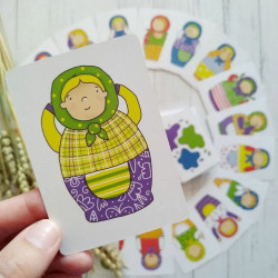 Juego de cartas Matrioshka