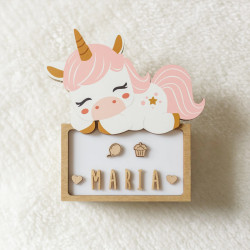 Lámpara Unicornio personalizable