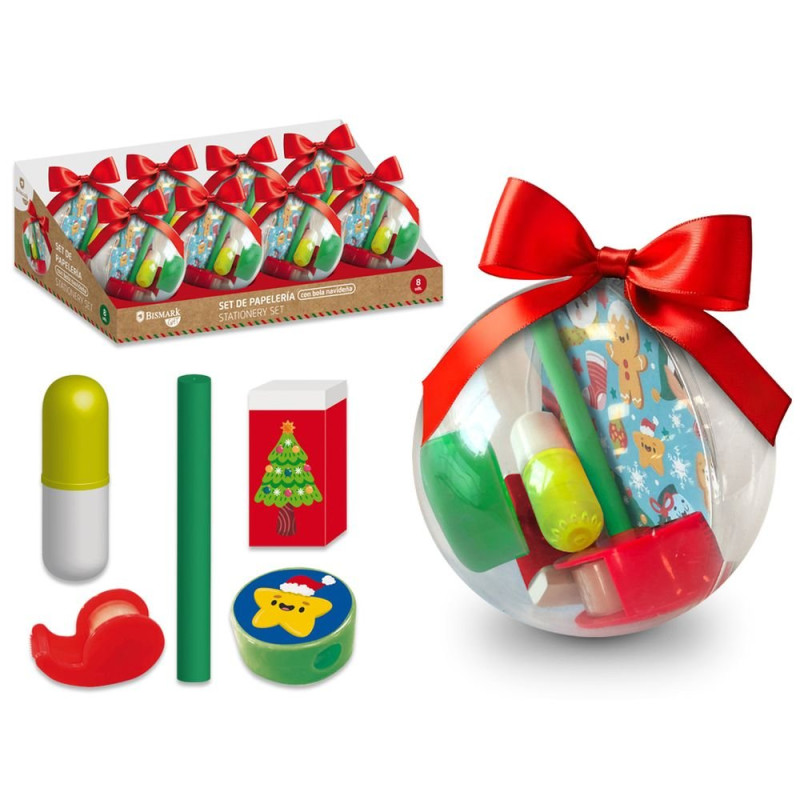 Bola Navidad papelería mini