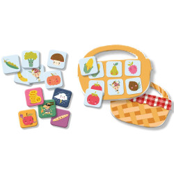 En Mi Cesta (Auzou): El juego educativo de frutas, verduras y observación para niños