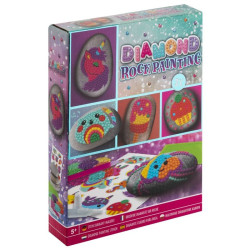 Pinta rocas con diamantes