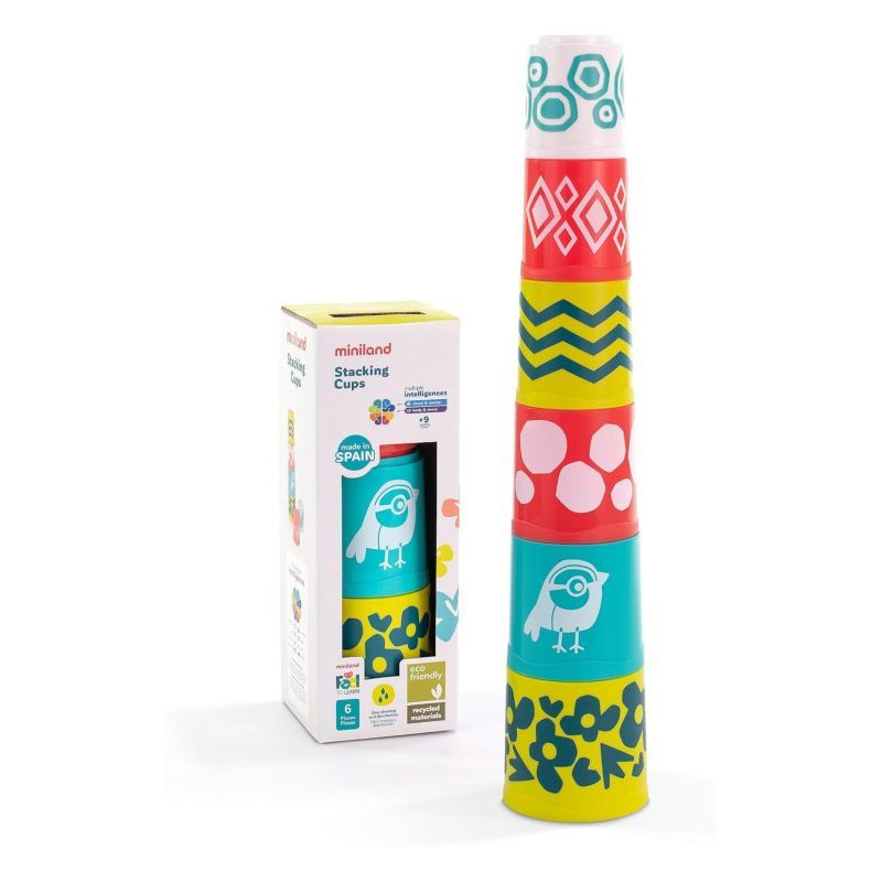 Vasos apilables para bebés