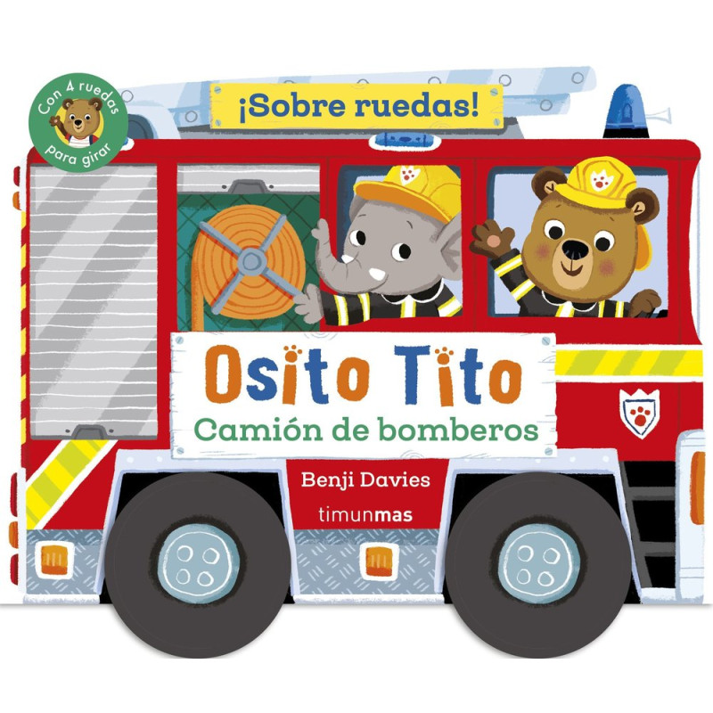 Osito Tito camión de bomberos