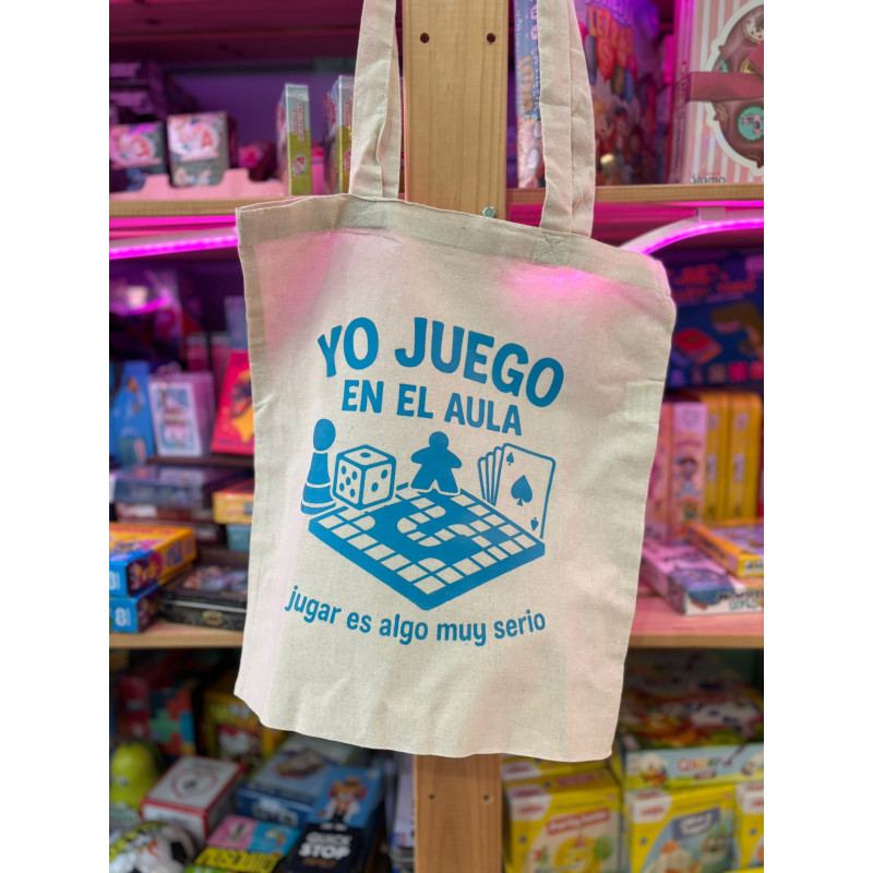 Bolsa de tela "Yo juego en el aula"