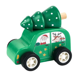 Coches de madera Navidad