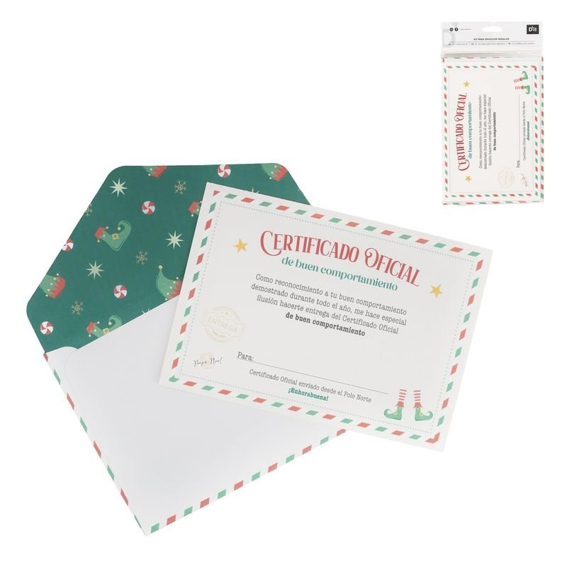 Certificado Buen comportamiento elfo