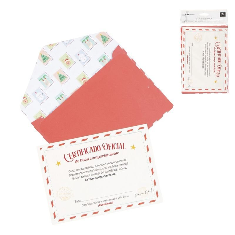 Certificado buen comportamiento Papá Noel