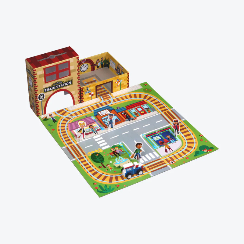 Estación de tren. Libro juego