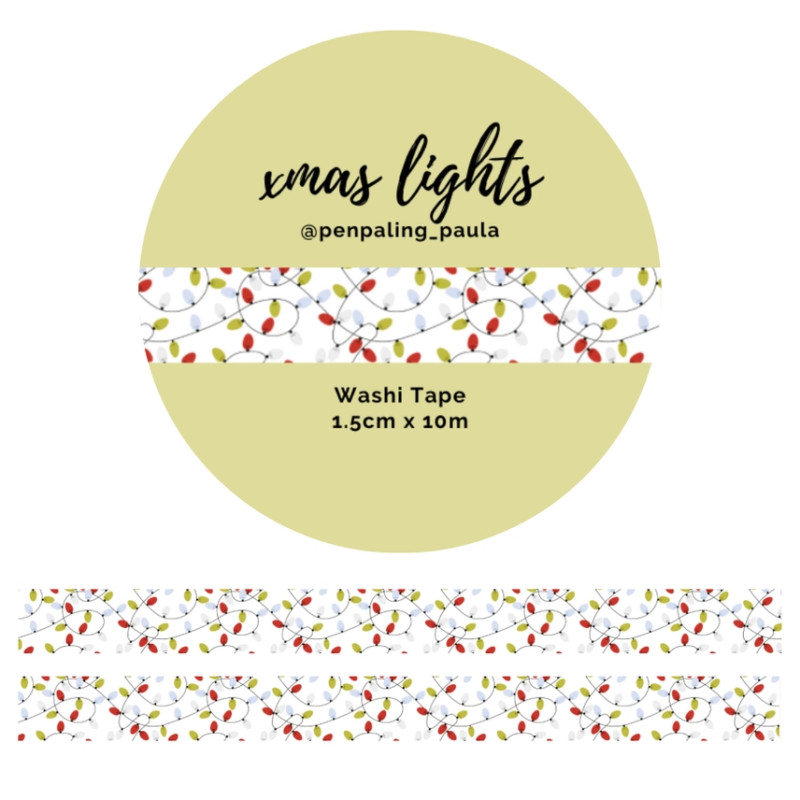 Luces de Navidad - Washi Tape