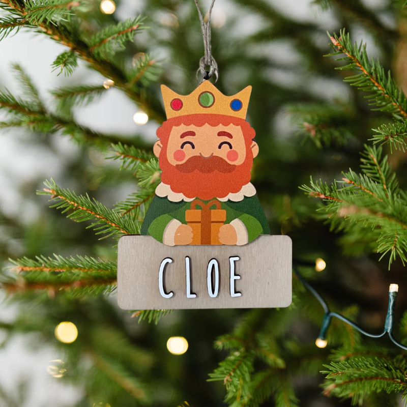 Adorno de Navidad personalizado Reyes Magos - Gaspar