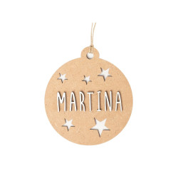Bola de Navidad Madera Personalizada