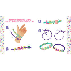 Mis pulseras peace and love