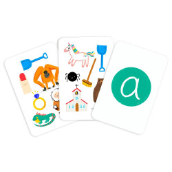 Juego de cartas busca y encuentra vocales