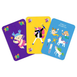 Juego de cartas hadas y unicornios