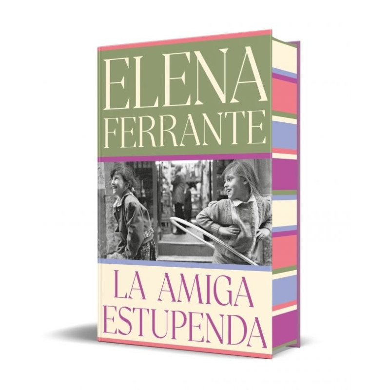 La amiga estupenda con cantos tintados