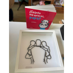 Cuadro silueta familia