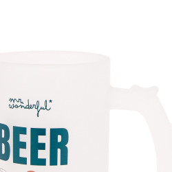 Jarra de cerveza papá - Beer para creer