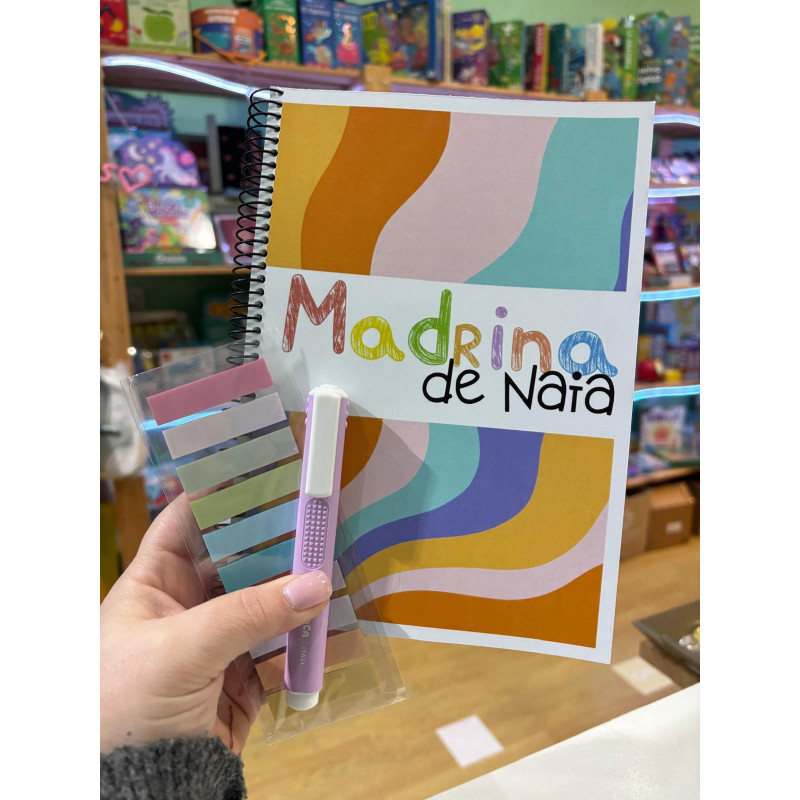 Libreta espiral padrino/madrina
