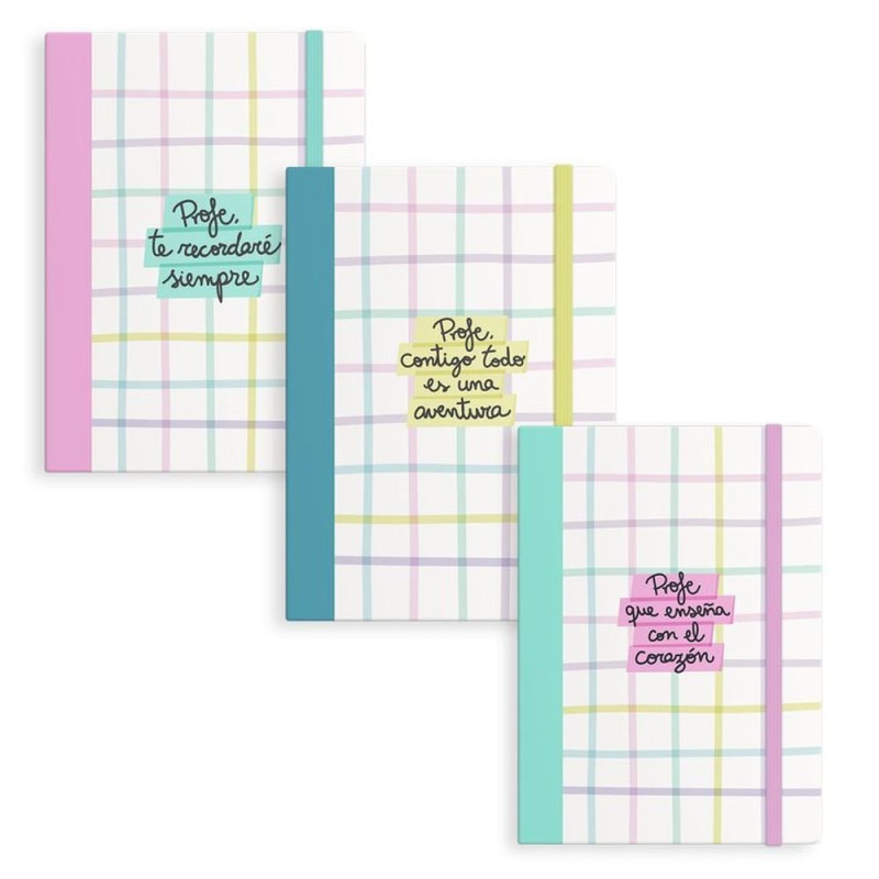 Libreta con goma profe contigo todo