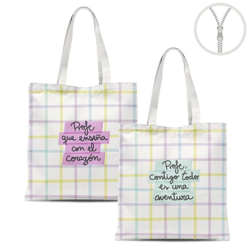 Tote bag profe contigo todo