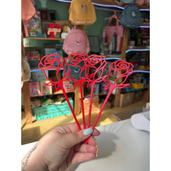 Marcapáginas rosa Sant Jordi