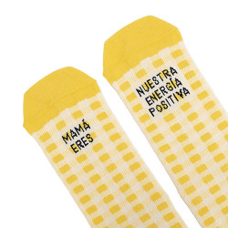 Calcetines mamá eres nuestra energía positiva