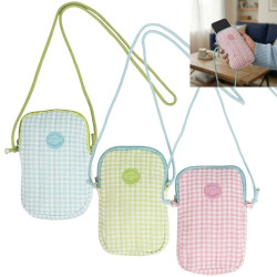 Bolso vichy pastel