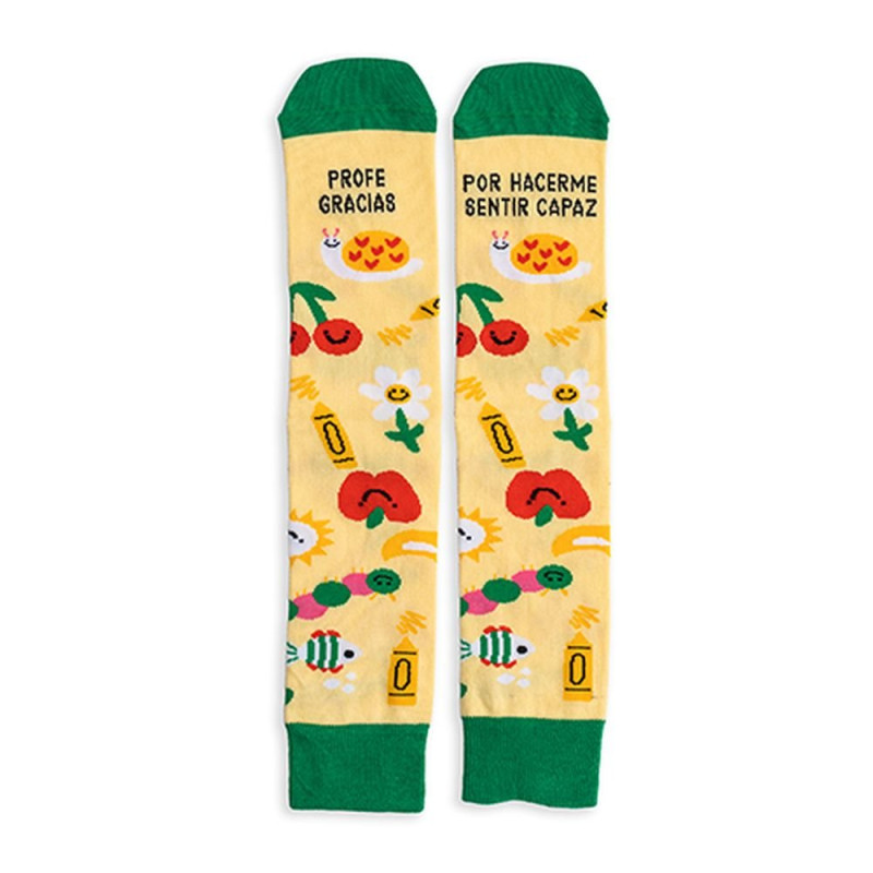Calcetines "Profe, gracias por hacerme sentir capaz" 36/41